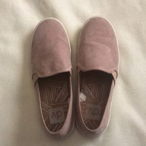 Blush Pink Slip On Shoes